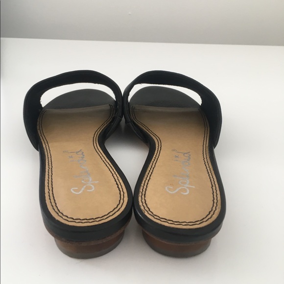 Splendid black Betsy slide sandals - Picture 7 of 8